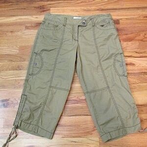 LOFT Khaki "Marisa" Cargo Pants, Size 6
